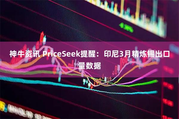 神牛资讯 PriceSeek提醒：印尼3月精炼锡出口量数据