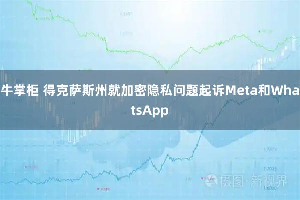 牛掌柜 得克萨斯州就加密隐私问题起诉Meta和WhatsApp